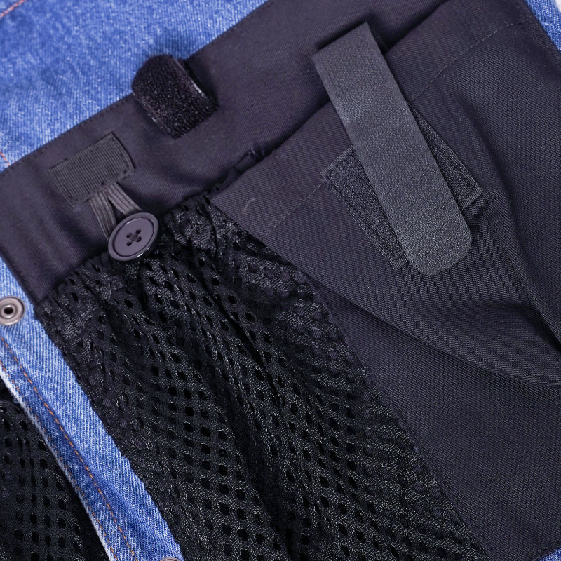 Men's LVAD HEARTMATE Blue Denim Vest