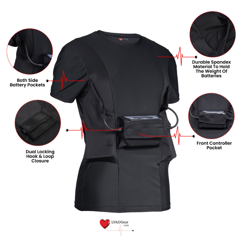 HeartWare LVAD Women Shirt Black