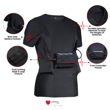 HeartWare LVAD Women Shirt Black
