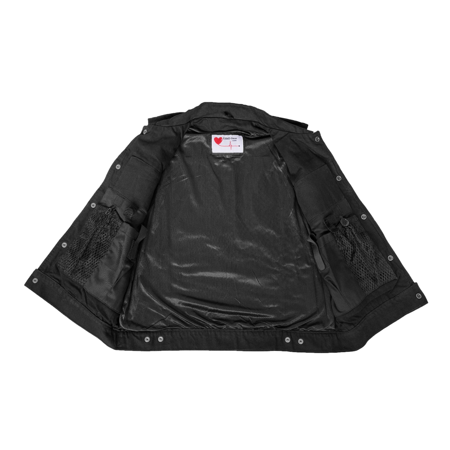 Men's LVAD HEARTMATE BLACK DENIM Vest