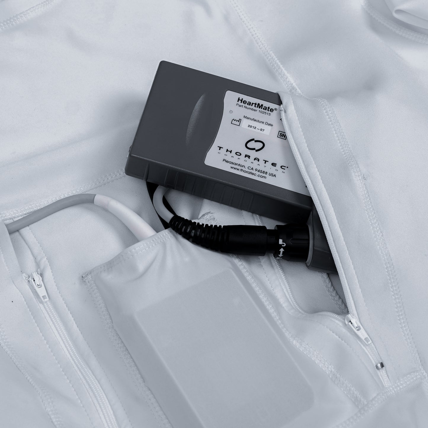 LVAD HeartMate Men’s Full Sleeves Shirt – White