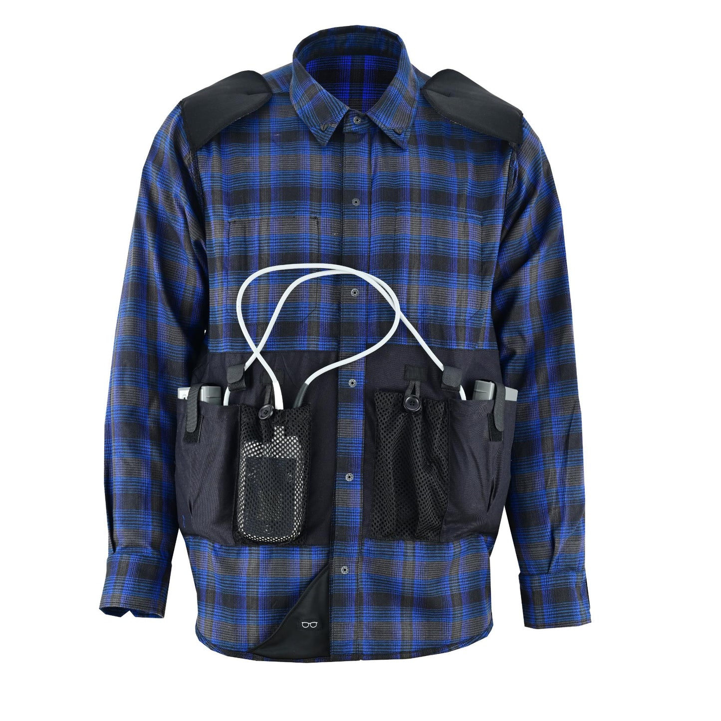 LVAD Men’s Flannel Shirt Daze Blue & Black