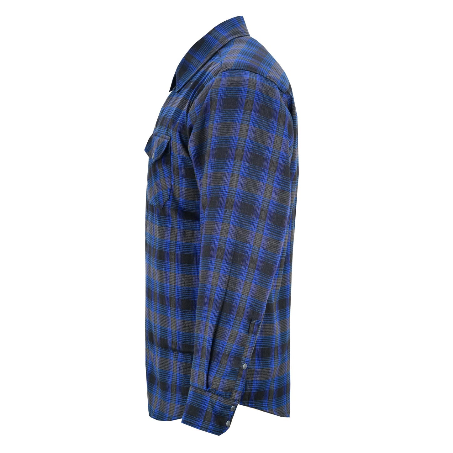 LVAD Men’s Flannel Shirt Daze Blue & Black