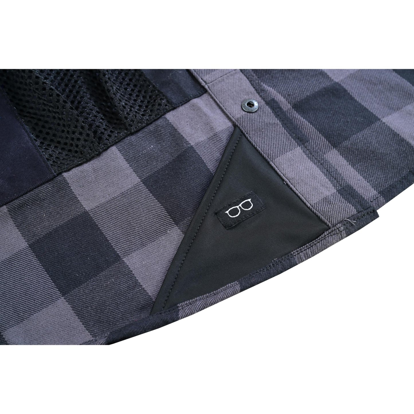 LVAD Men’s Flannel Shirt Gray & Black