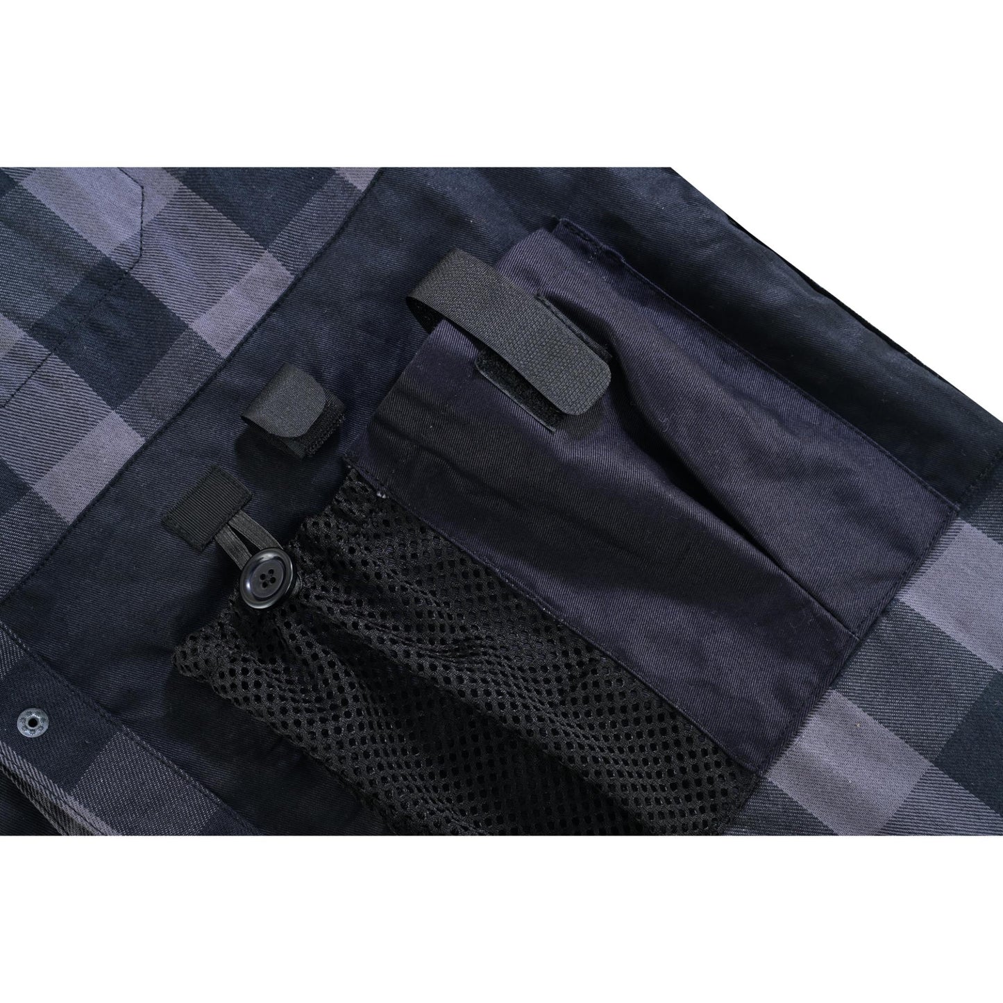 LVAD Men’s Flannel Shirt Gray & Black