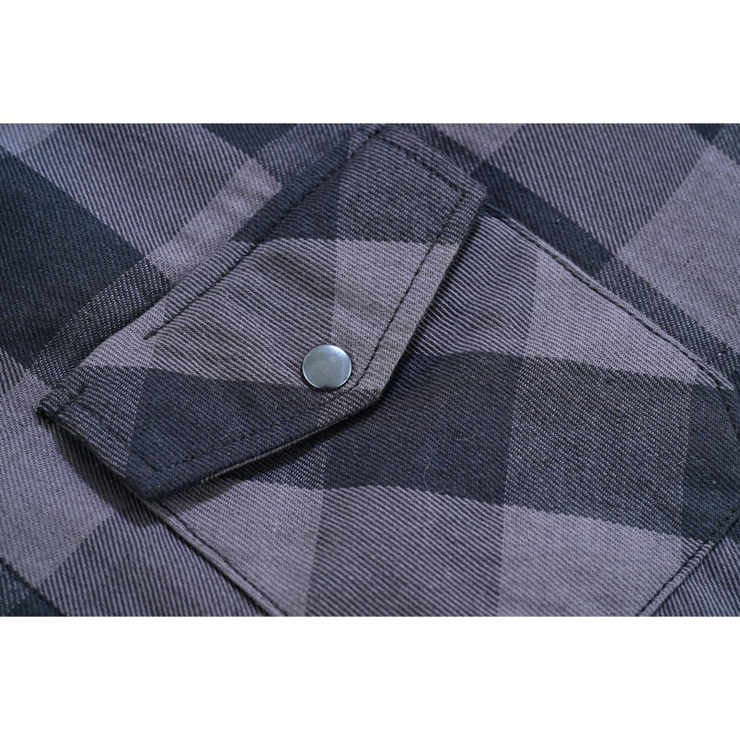 LVAD Men’s Flannel Shirt Gray & Black