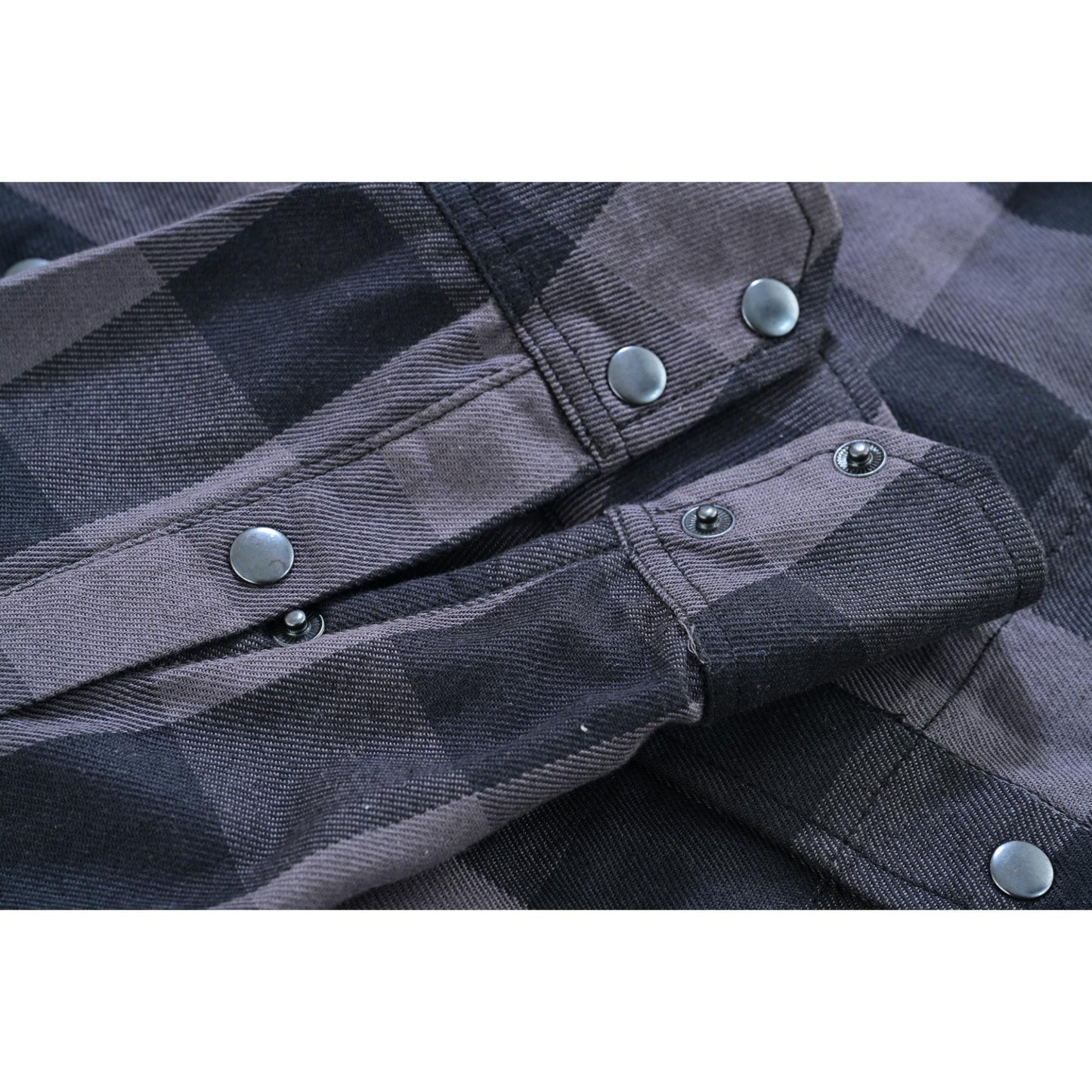 LVAD Men’s Flannel Shirt Gray & Black