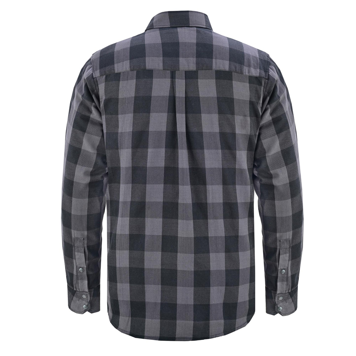 LVAD Men’s Flannel Shirt Gray & Black