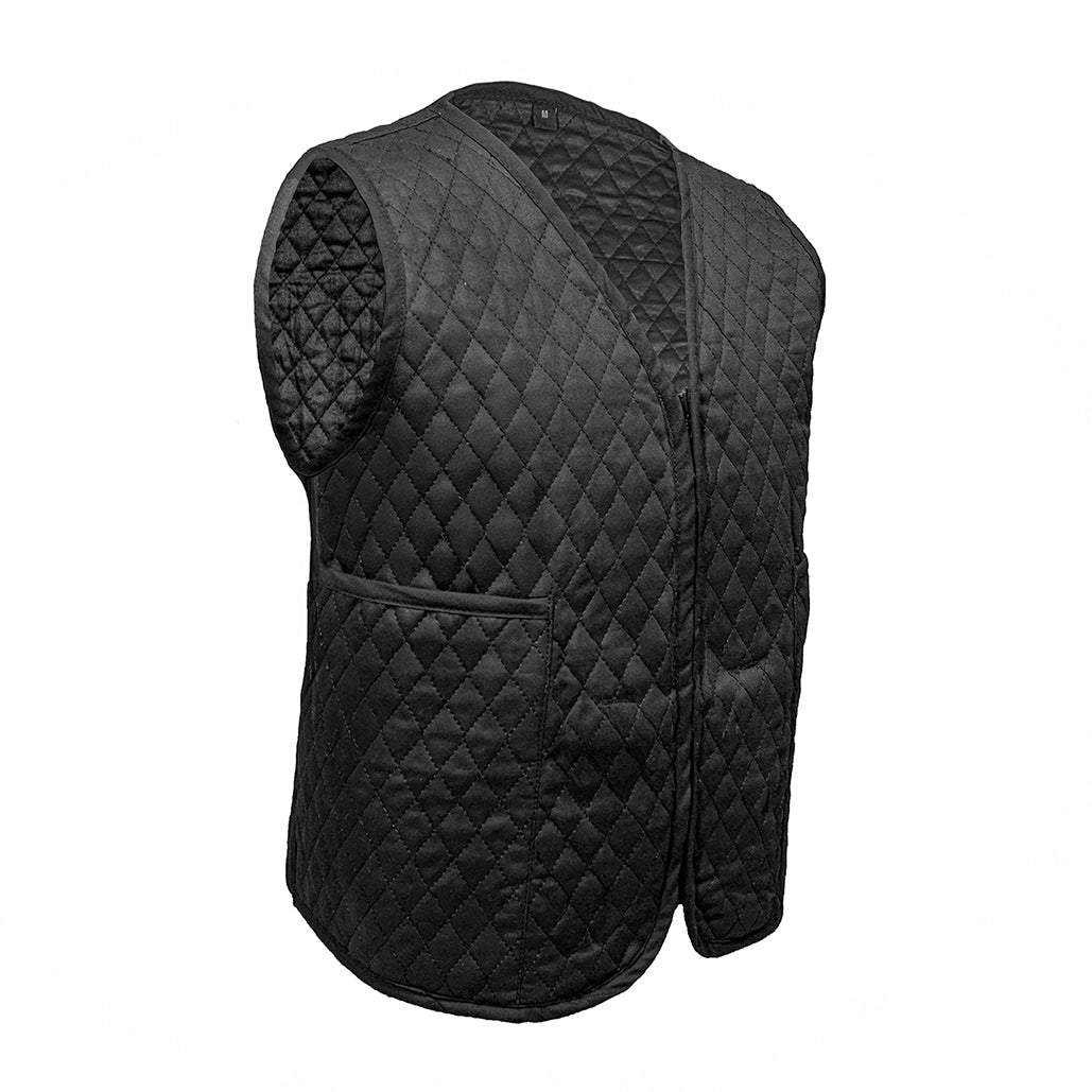 LVAD Women Black Quilted Vest