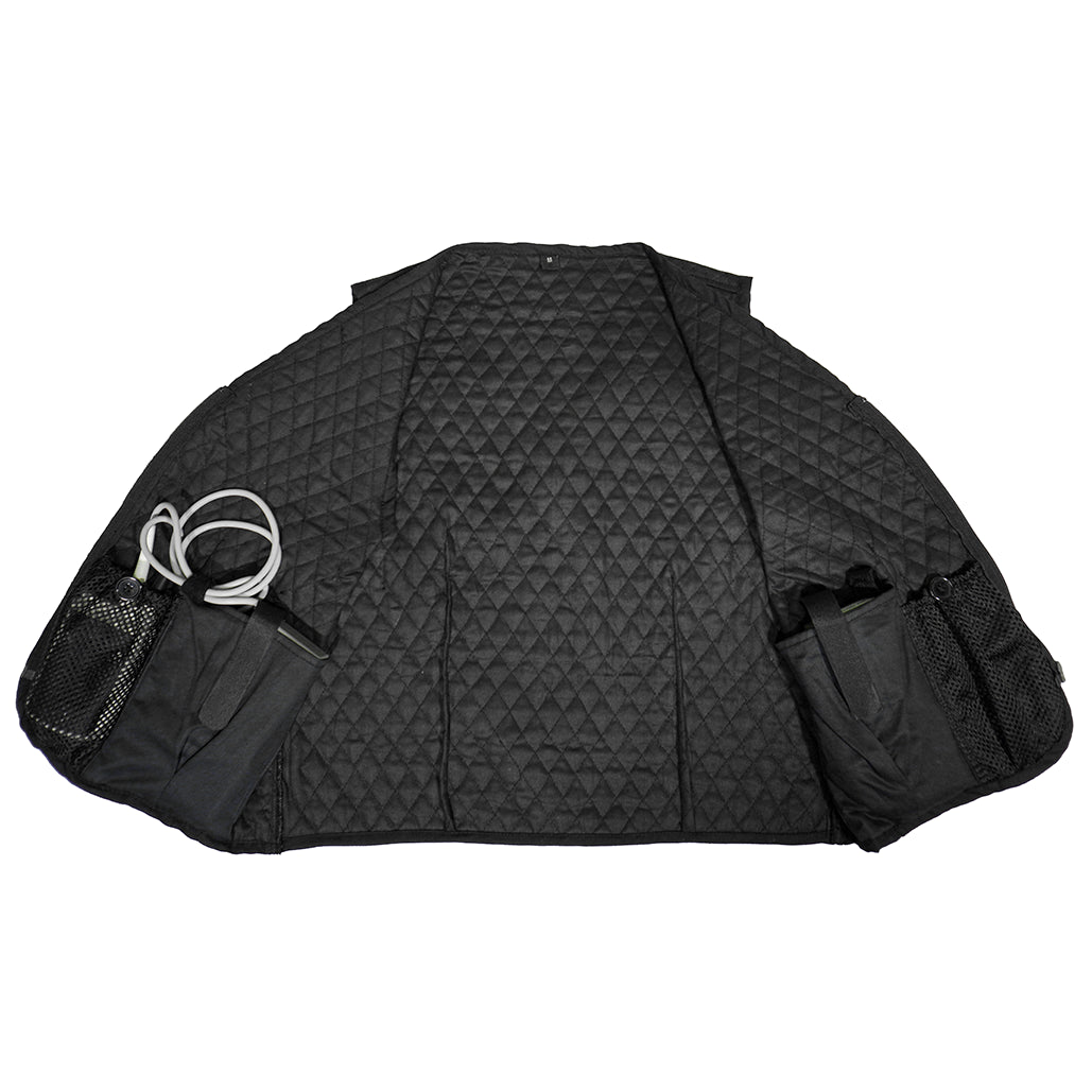 LVAD Women Black Quilted Vest