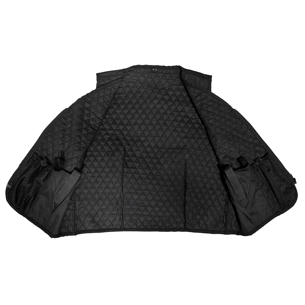 LVAD Women Black Quilted Vest