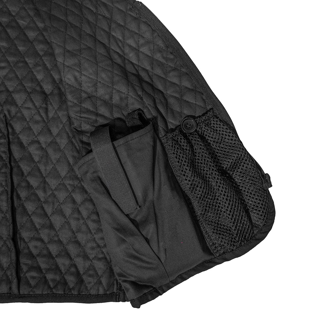 LVAD Women Black Quilted Vest