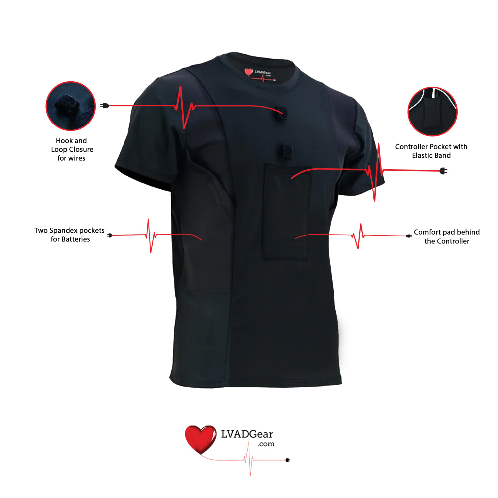 Lvad Black Shirt and Shorts Bundle