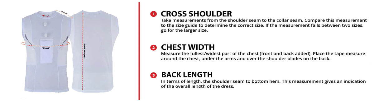 Men Women Tank Top Size Chart Guide