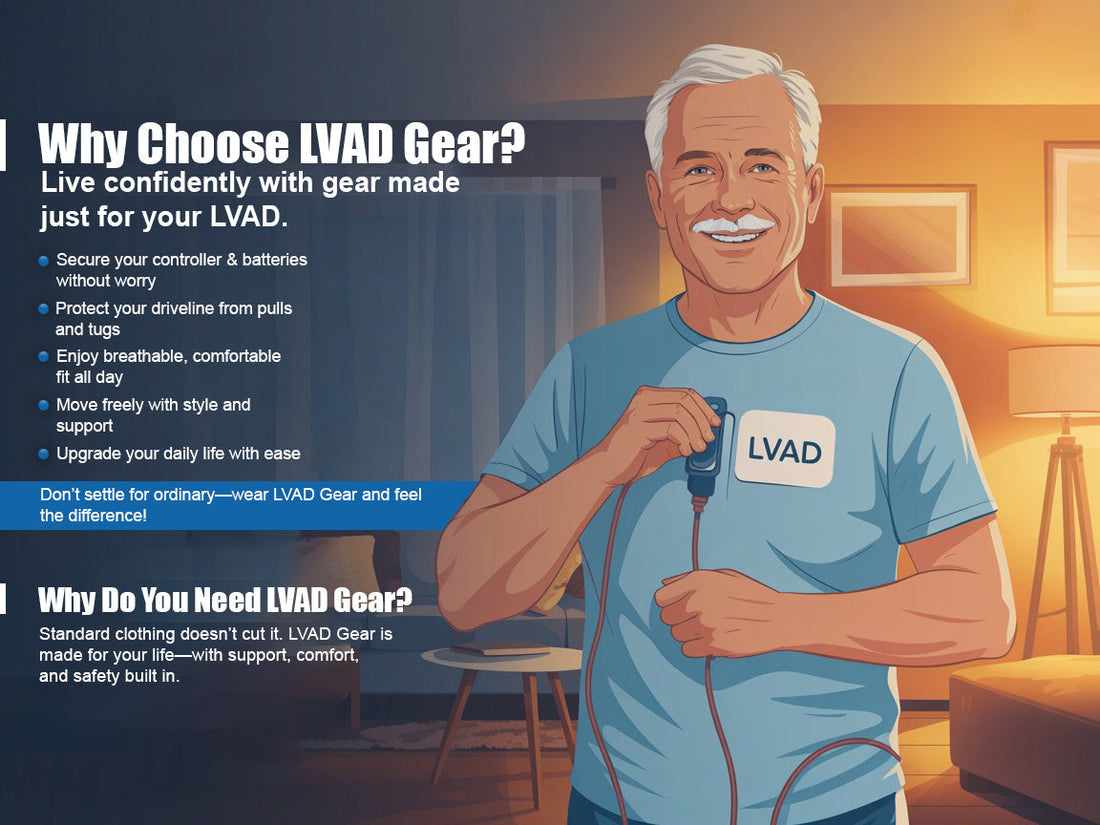 LVAD Gear History – Choose LVAD Gear USA Made From the Heart