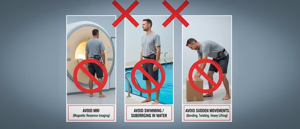 What should never be performed on an LVAD patient?