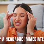 How to stop a headache immediately at home?