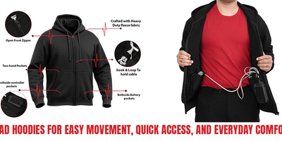 LVAD Hoodies for Easy Movement, Quick Access, and Everyday Comfort