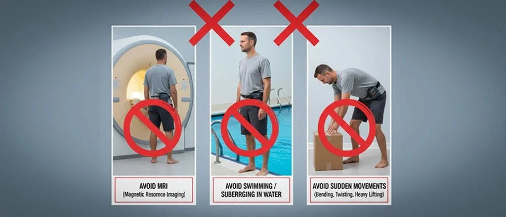 What should never be performed on an LVAD patient?