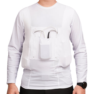 LVAD HeartMate Men's Full Sleeves Shirt White