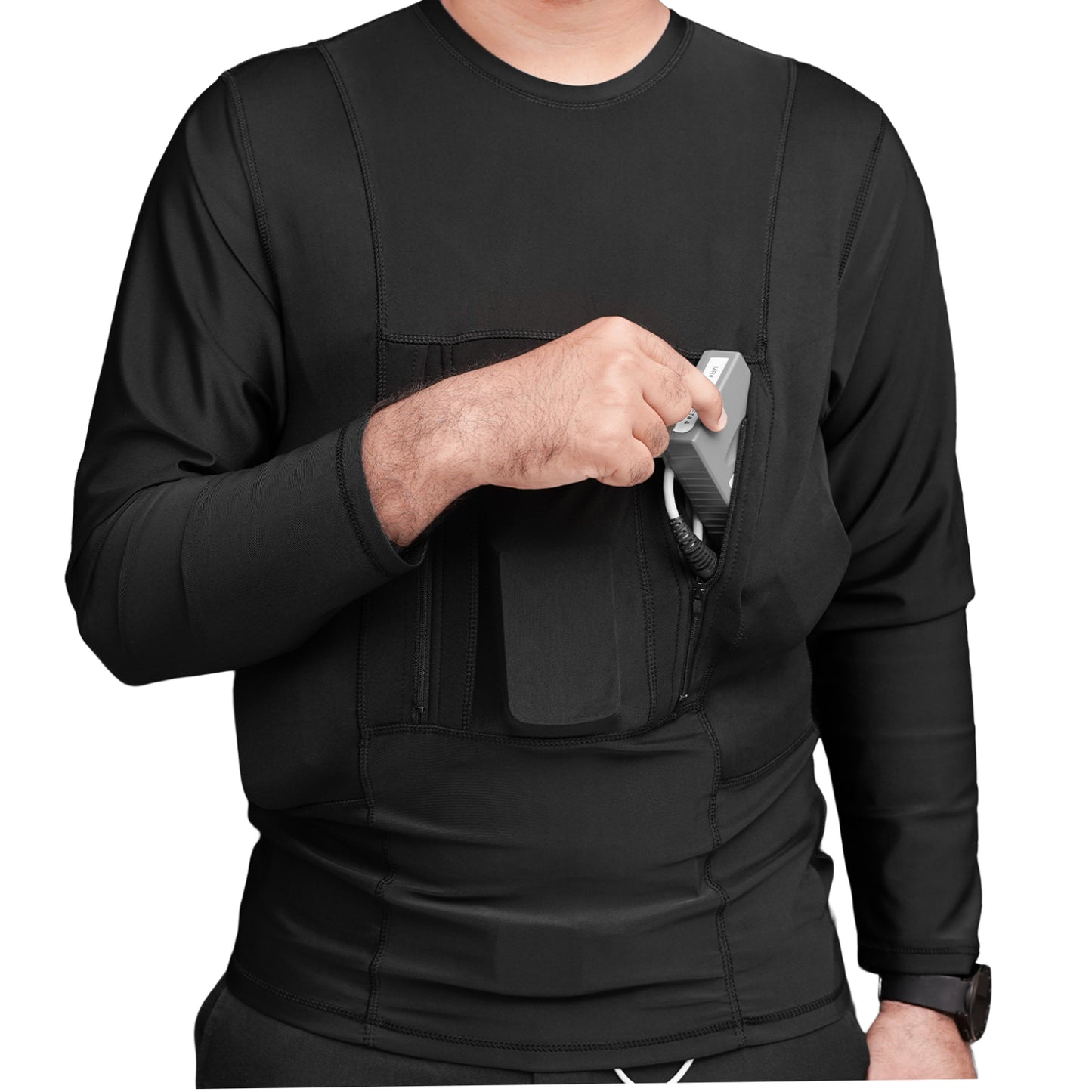 LVAD HeartMate Men's Full Sleeves Shirt Black
