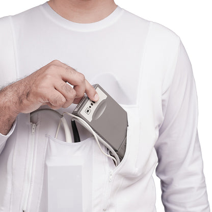LVAD HeartMate Men's Full Sleeves Shirt White