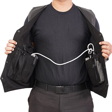 Men's Leather LVAD Vest