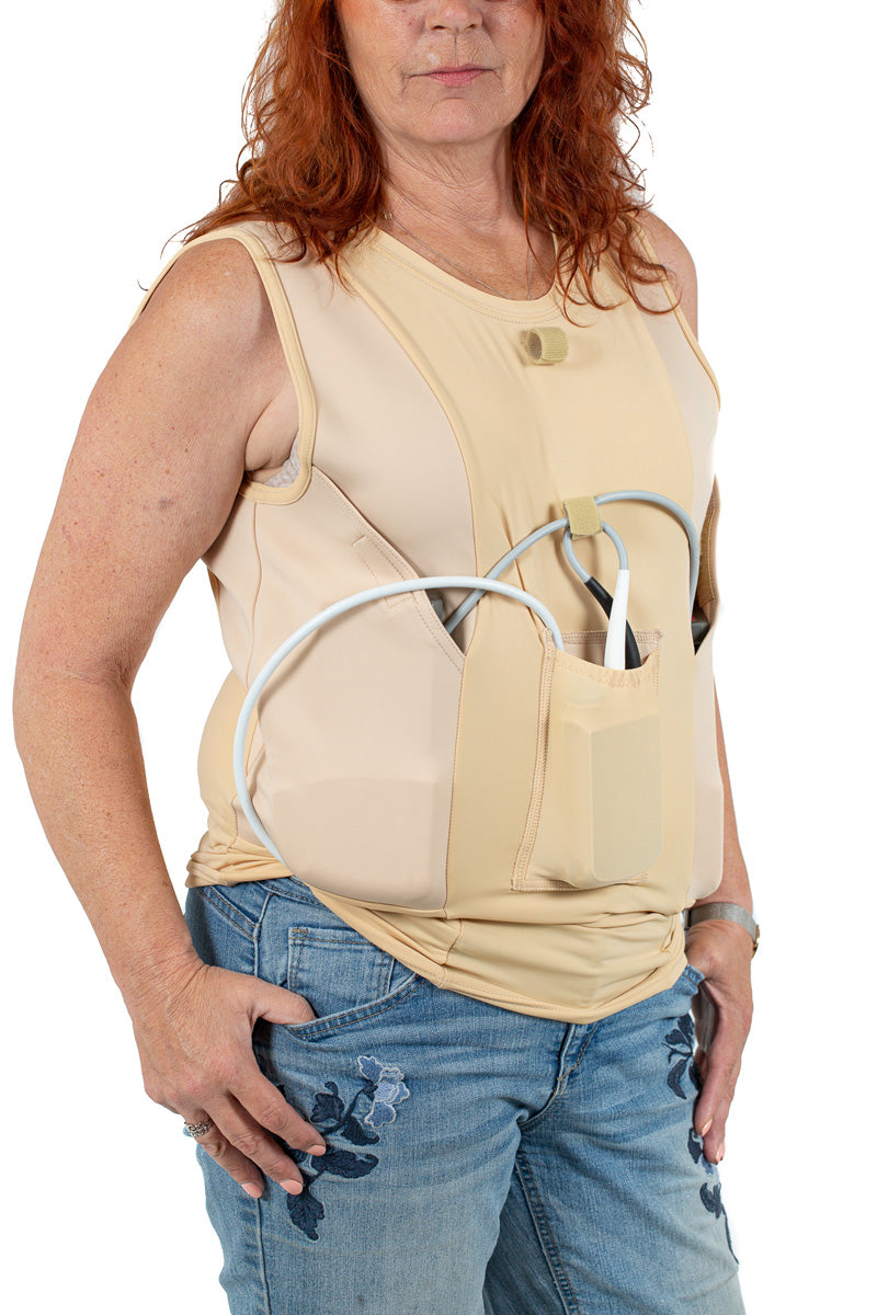 LVAD Women Tank Top for HeartMate Nude - LVAD Gear