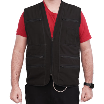 LVAD HeartMate Men’s Textile Vest – Black