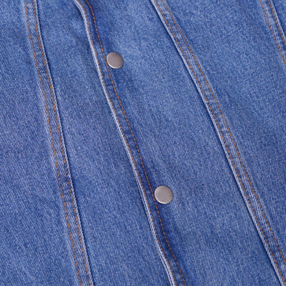 Men's LVAD HEARTMATE Blue Denim Vest
