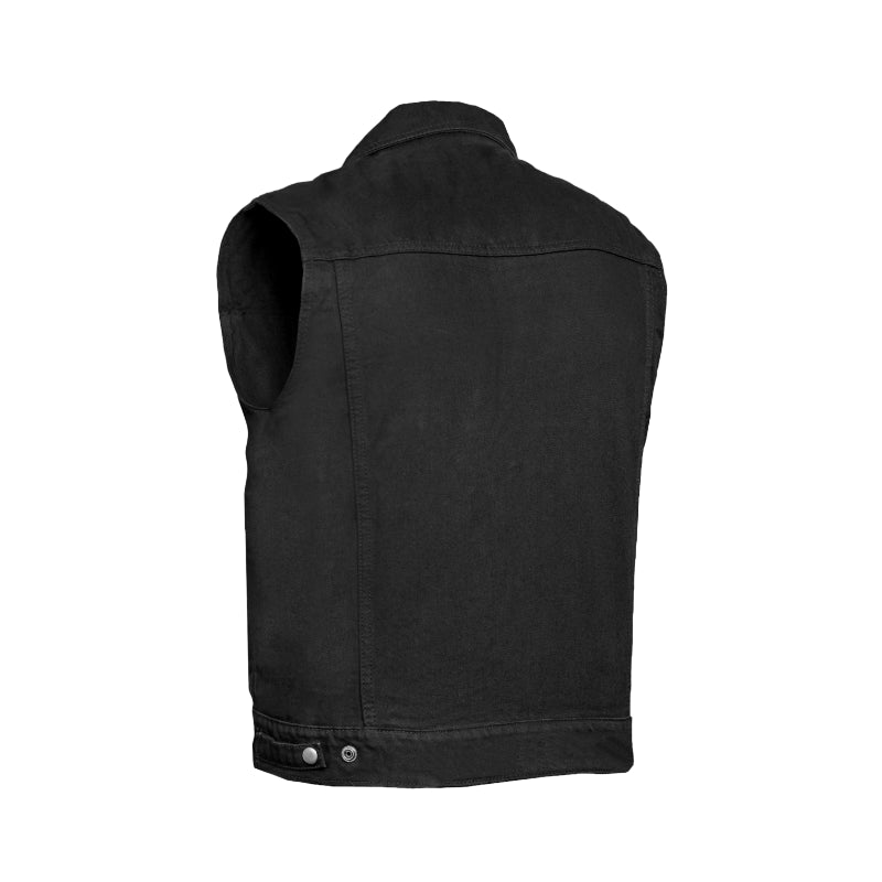 Men's LVAD BLACK DENIM Vest