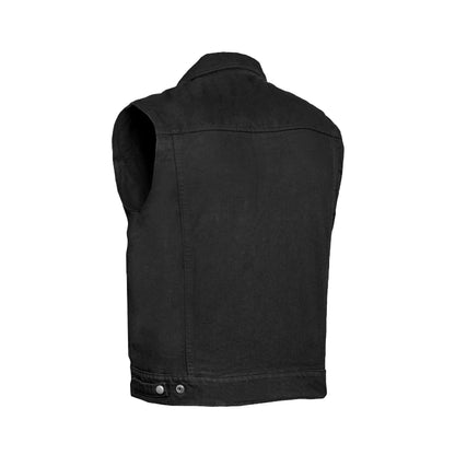 Men's LVAD BLACK DENIM Vest