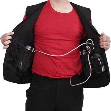 LVAD HeartMate Men’s Textile Vest – Black