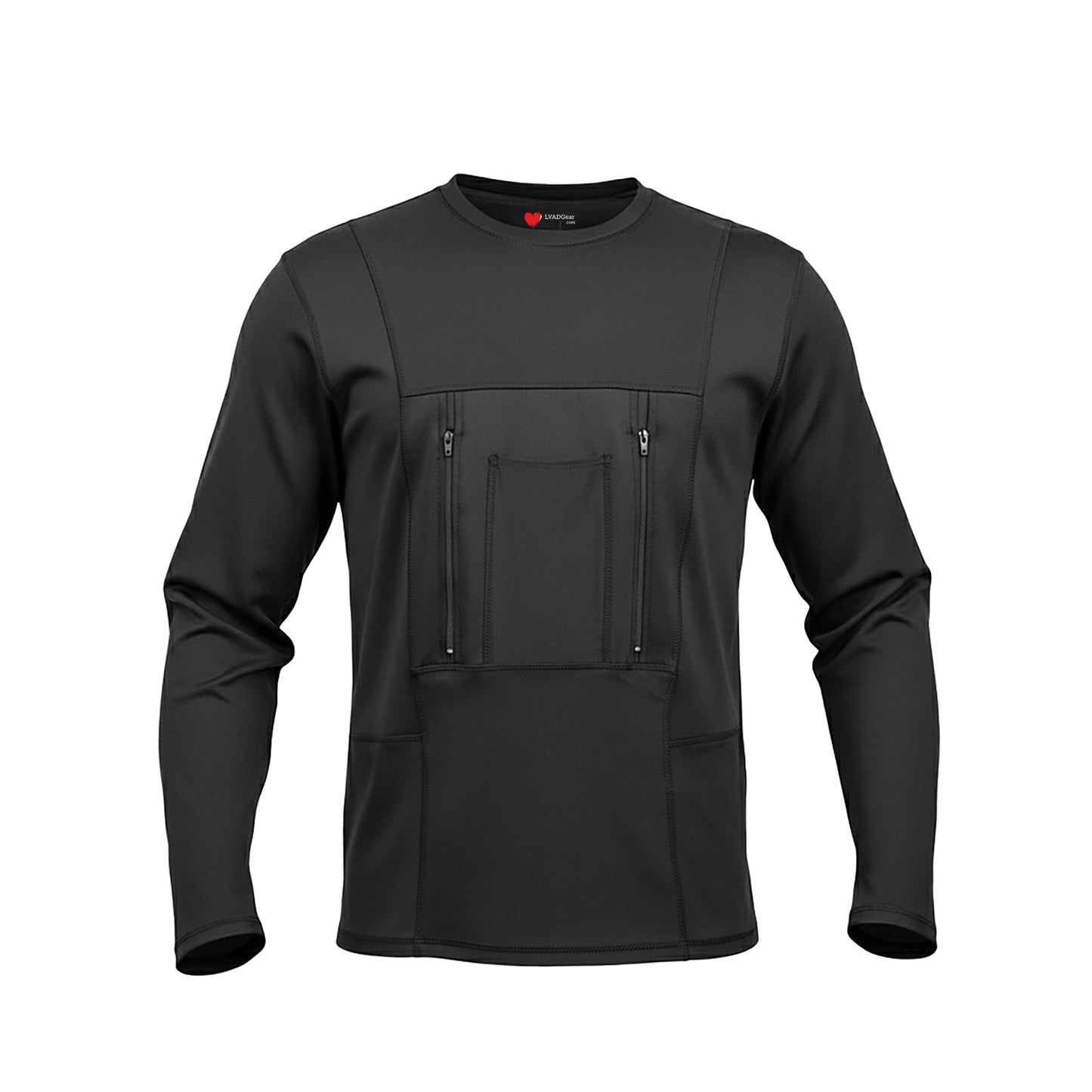 LVAD HeartMate Men's Full Sleeves Shirt Black