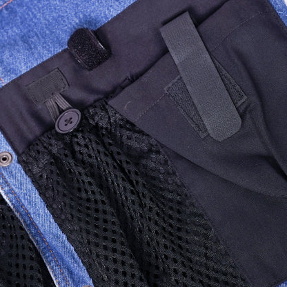 Men's LVAD HEARTMATE Blue Denim Vest