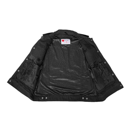 Men's LVAD BLACK DENIM Vest