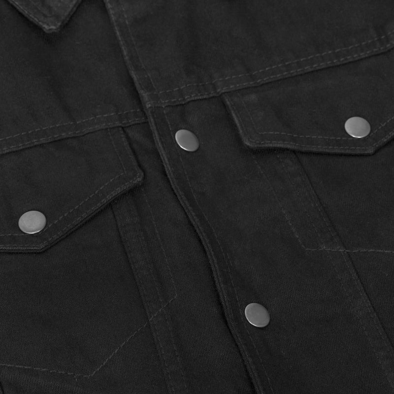 Men's LVAD BLACK DENIM Vest
