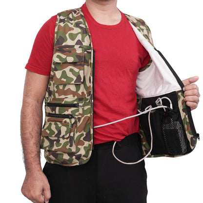 LVAD HeartMate Men's Textile Vest - Green Camo™