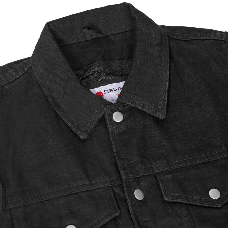 Men's LVAD BLACK DENIM Vest