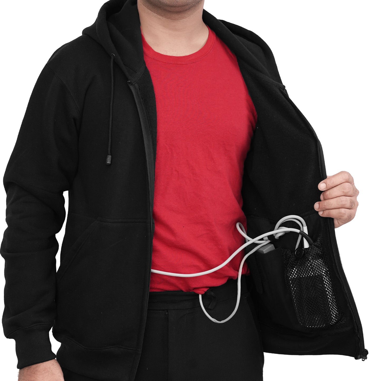 LVAD HeartMate Men's Hoodie - Black