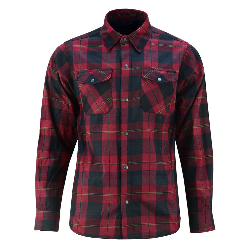 Flannel Shirt - Red and Black - LVAD Gear