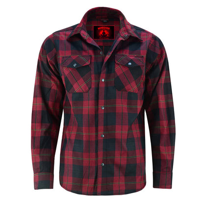 Flannel Shirt - Red and Black