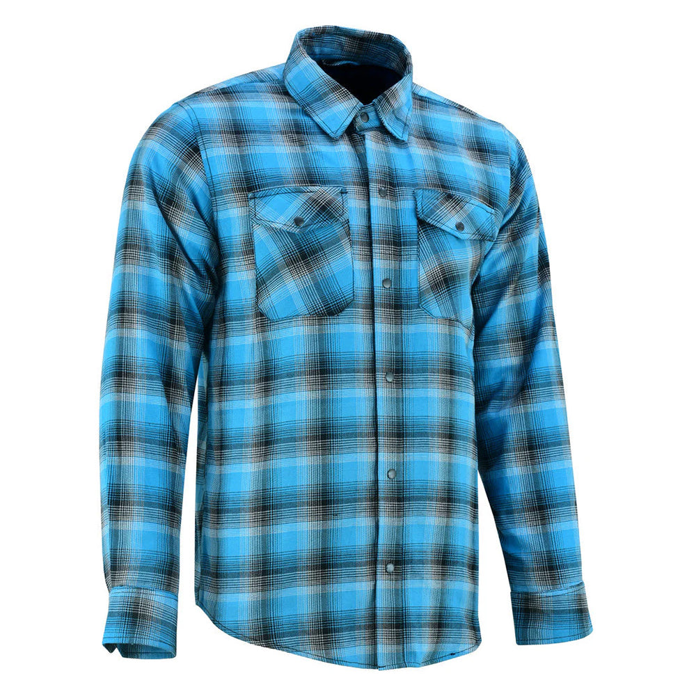 Flannel Shirt - Blue and Black Shaded - LVAD Gear