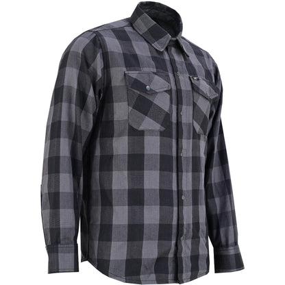 Flannel Shirt - Gray and Black