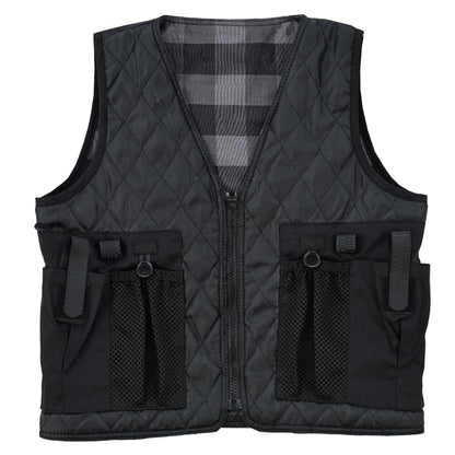 LVAD Flannel Vest Grey