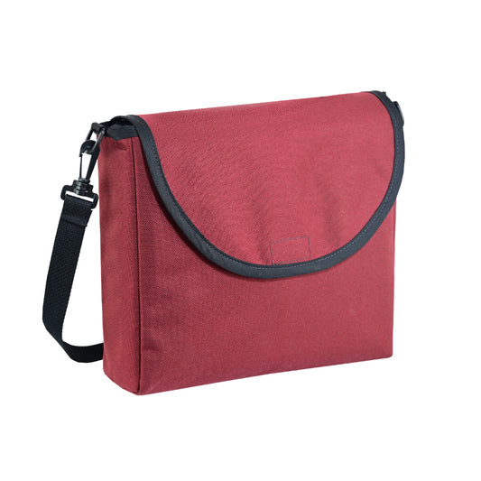 LVAD Messenger Bags–Wine Canvas