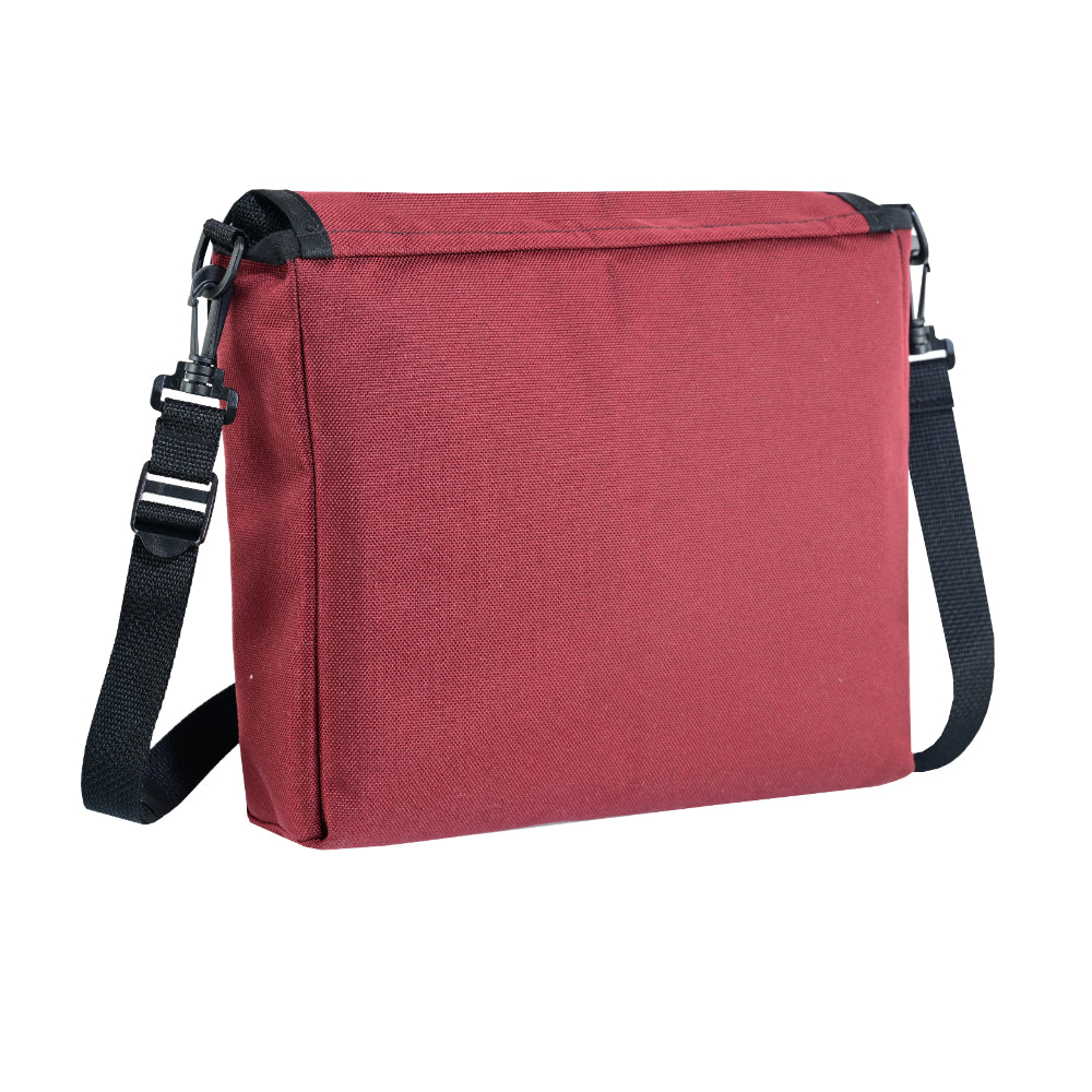 LVAD Messenger Bags–Wine Canvas