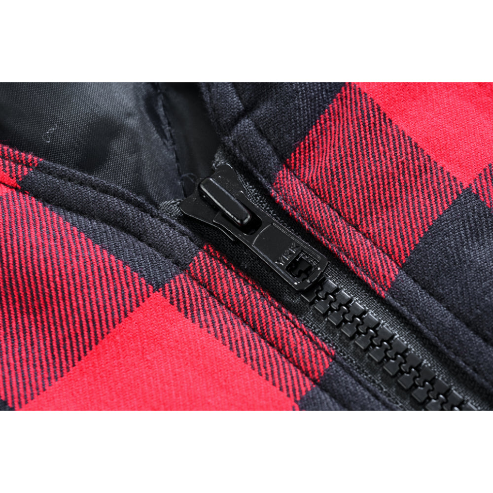 LVAD Flannel Vest Red