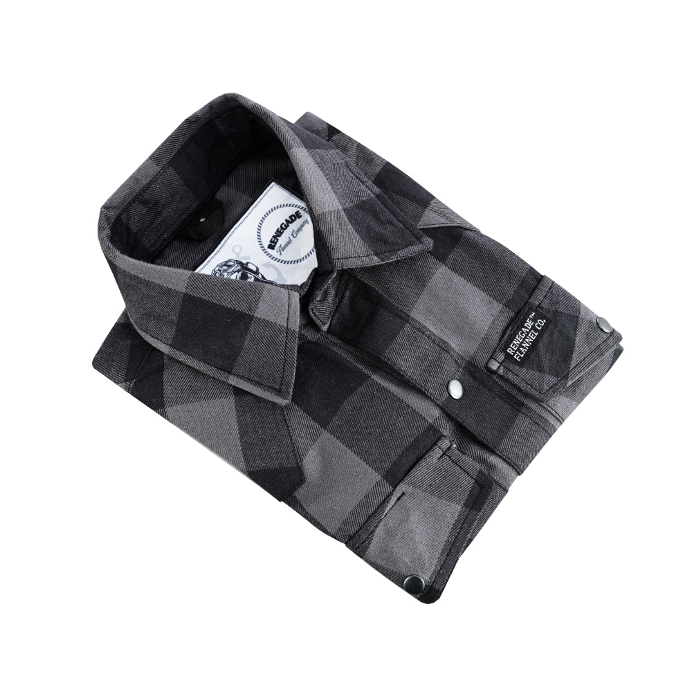 Men’s Gray Black Sleeveless Flannel