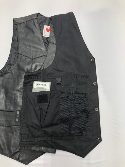 Men's Leather LVAD Vest